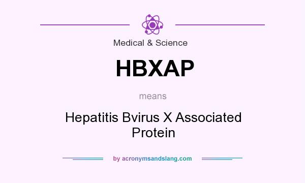 What does HBXAP mean? It stands for Hepatitis Bvirus X Associated Protein
