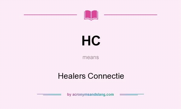 What does HC mean? It stands for Healers Connectie