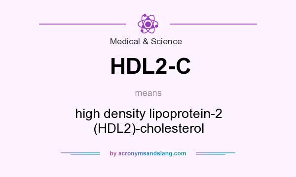 What does HDL2-C mean? It stands for high density lipoprotein-2 (HDL2)-cholesterol