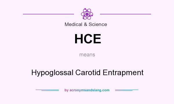 What does HCE mean? It stands for Hypoglossal Carotid Entrapment
