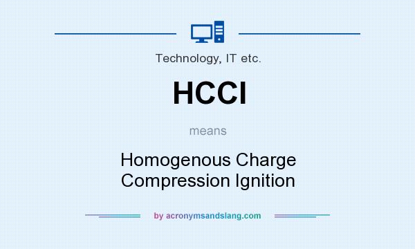 What does HCCI mean? It stands for Homogenous Charge Compression Ignition