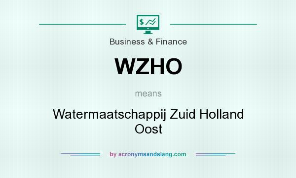 What does WZHO mean? It stands for Watermaatschappij Zuid Holland Oost