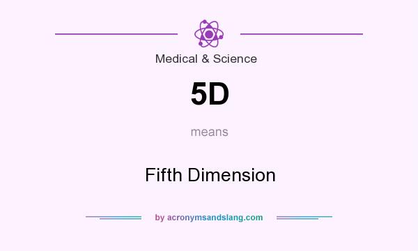 What does 5D mean? It stands for Fifth Dimension