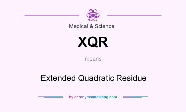 What does XQR mean? It stands for Extended Quadratic Residue