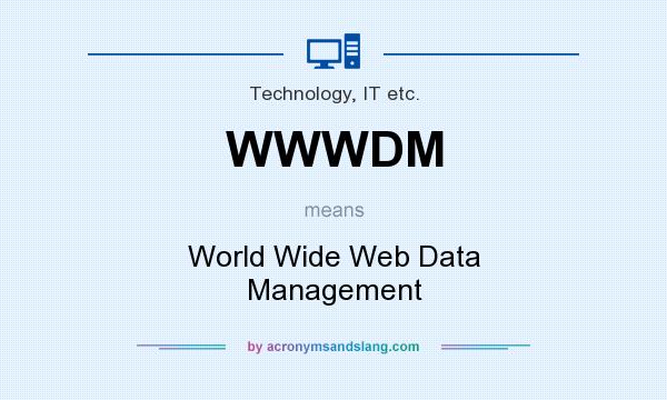 What does WWWDM mean? It stands for World Wide Web Data Management
