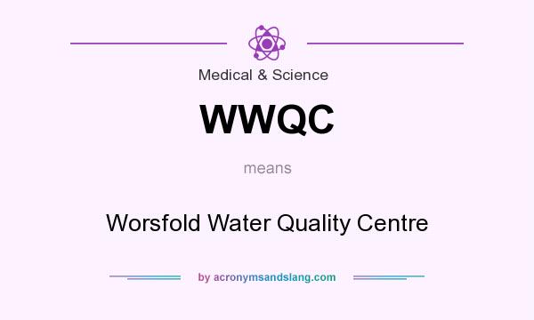 What does WWQC mean? It stands for Worsfold Water Quality Centre