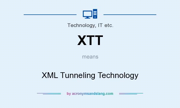 What does XTT mean? It stands for XML Tunneling Technology