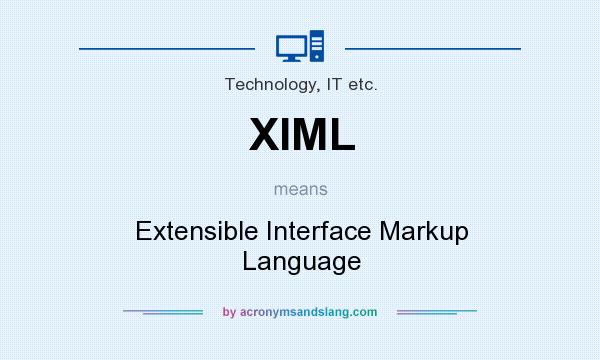 What does XIML mean? It stands for Extensible Interface Markup Language