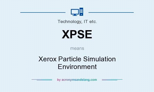 What does XPSE mean? It stands for Xerox Particle Simulation Environment