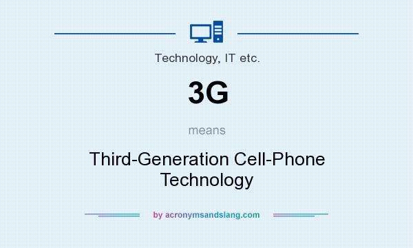 What does 3G mean? It stands for Third-Generation Cell-Phone Technology