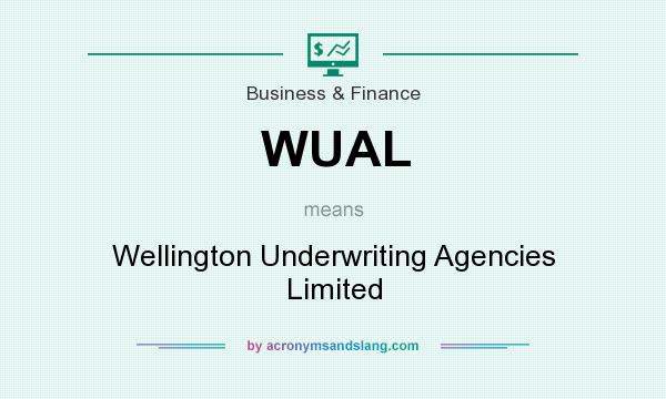 What does WUAL mean? It stands for Wellington Underwriting Agencies Limited