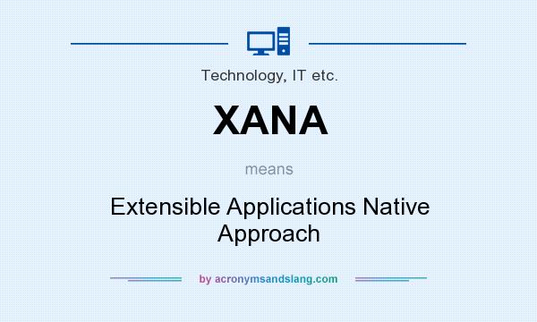 What does XANA mean? It stands for Extensible Applications Native Approach