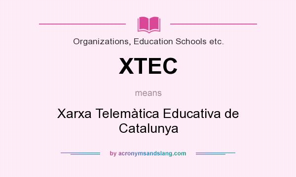 What does XTEC mean? It stands for Xarxa Telemàtica Educativa de Catalunya