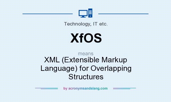 What does XfOS mean? It stands for XML (Extensible Markup Language) for Overlapping Structures