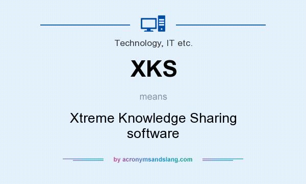 What does XKS mean? It stands for Xtreme Knowledge Sharing software
