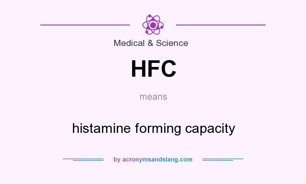 What does HFC mean? It stands for histamine forming capacity