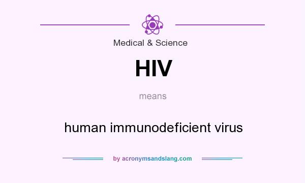 What does HIV mean? It stands for human immunodeficient virus