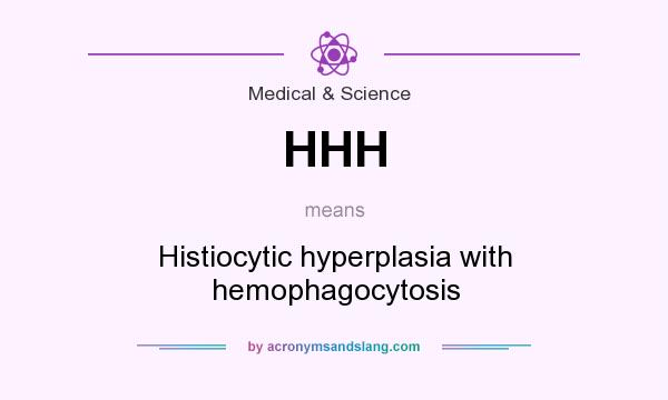 What does HHH mean? It stands for Histiocytic hyperplasia with hemophagocytosis
