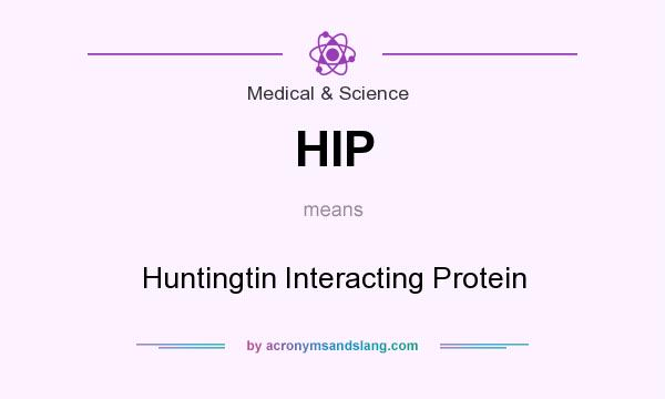 What does HIP mean? It stands for Huntingtin Interacting Protein