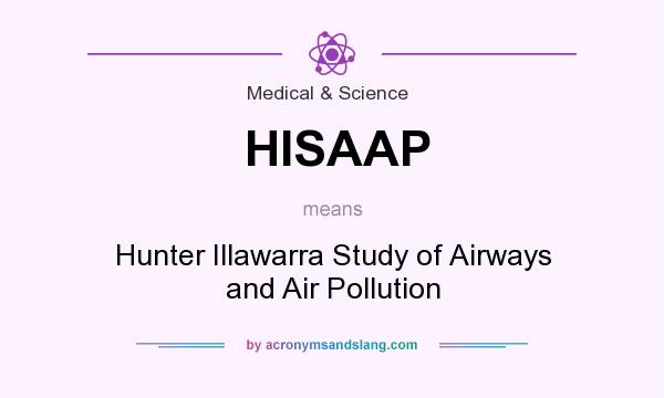 What does HISAAP mean? It stands for Hunter Illawarra Study of Airways and Air Pollution