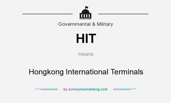 What does HIT mean? It stands for Hongkong International Terminals