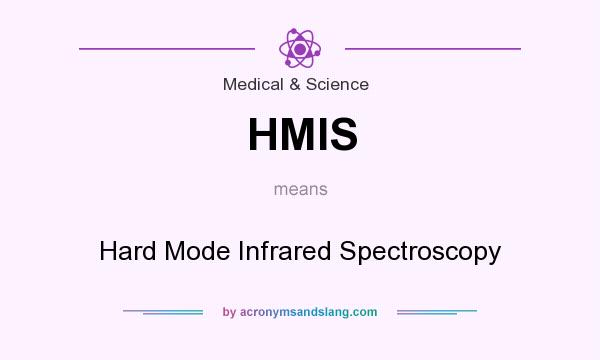 What does HMIS mean? It stands for Hard Mode Infrared Spectroscopy