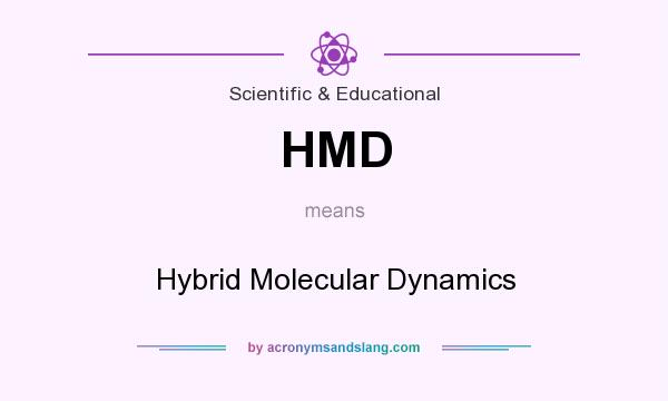 What does HMD mean? It stands for Hybrid Molecular Dynamics