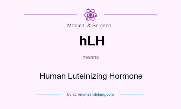 What does hLH mean? It stands for Human Luteinizing Hormone