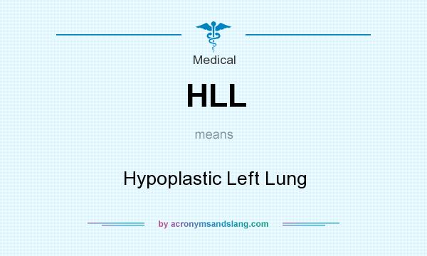 What does HLL mean? It stands for Hypoplastic Left Lung