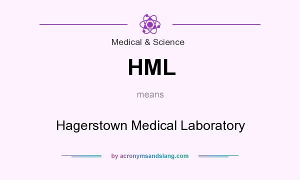 What does HML mean? It stands for Hagerstown Medical Laboratory