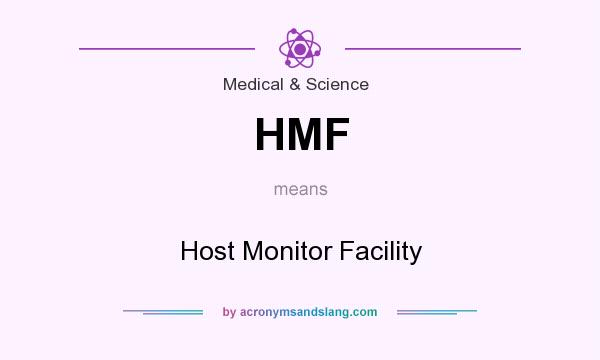 What does HMF mean? It stands for Host Monitor Facility