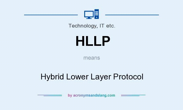 What does HLLP mean? It stands for Hybrid Lower Layer Protocol