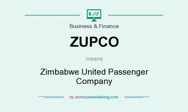 What does ZUPCO mean? It stands for Zimbabwe United Passenger Company