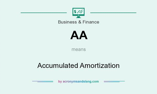 What does AA mean? It stands for Accumulated Amortization