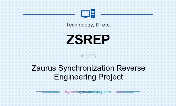 What does ZSREP mean? It stands for Zaurus Synchronization Reverse Engineering Project