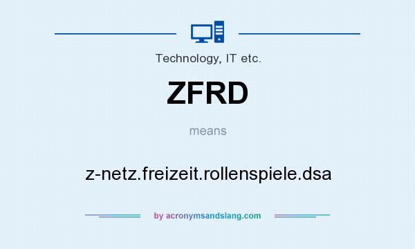 What does ZFRD mean? It stands for z-netz.freizeit.rollenspiele.dsa