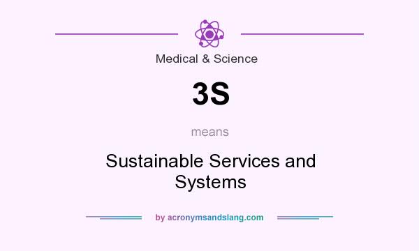 What does 3S mean? It stands for Sustainable Services and Systems