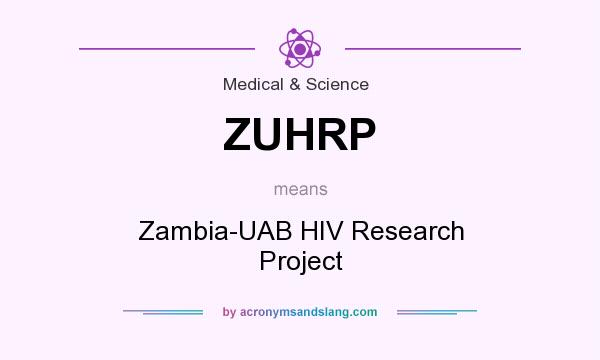 What does ZUHRP mean? It stands for Zambia-UAB HIV Research Project