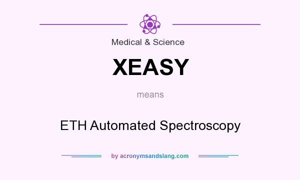 What does XEASY mean? It stands for ETH Automated Spectroscopy