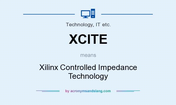 What does XCITE mean? It stands for Xilinx Controlled Impedance Technology