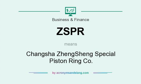 What does ZSPR mean? It stands for Changsha ZhengSheng Special Piston Ring Co.