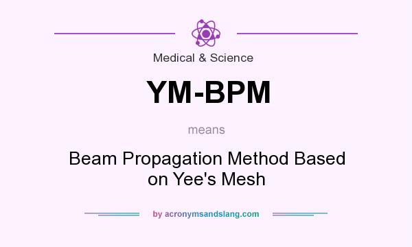 What does YM-BPM mean? It stands for Beam Propagation Method Based on Yee`s Mesh