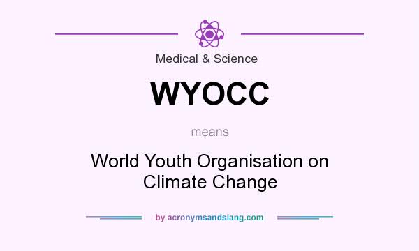 What does WYOCC mean? It stands for World Youth Organisation on Climate Change