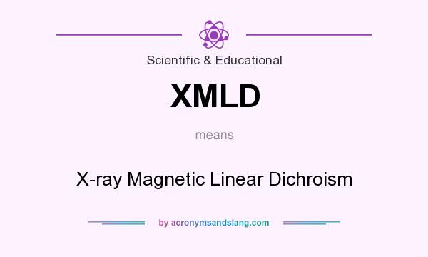 What does XMLD mean? It stands for X-ray Magnetic Linear Dichroism