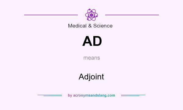 What does AD mean? It stands for Adjoint