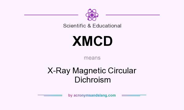 What does XMCD mean? It stands for X-Ray Magnetic Circular Dichroism