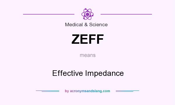 What does ZEFF mean? It stands for Effective Impedance