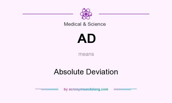 What does AD mean? It stands for Absolute Deviation