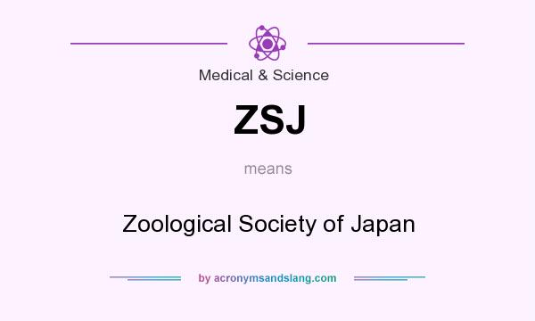 What does ZSJ mean? It stands for Zoological Society of Japan