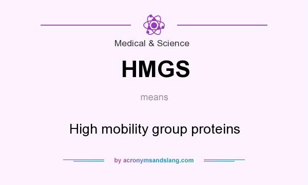 What does HMGS mean? It stands for High mobility group proteins
